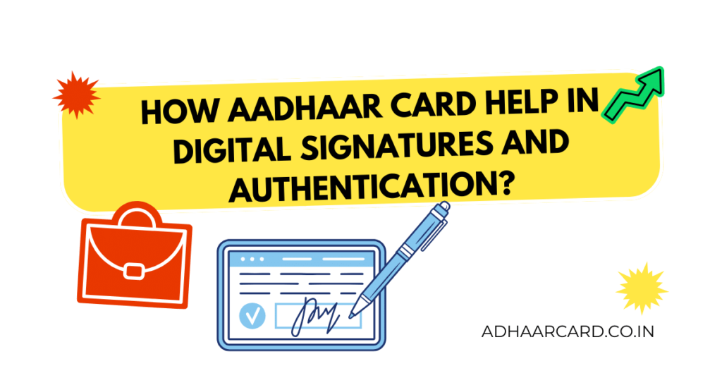 Digital Signature Using Adhaar card